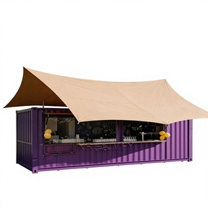 Conteneur de service pour café et en-cas en acier inoxydable, fibre de verre et aluminium, sur mesure, pour utilisation en restaurant - Product Image 1