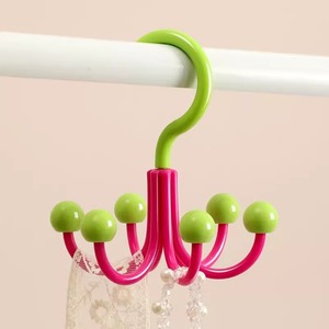 Multifunctional Rotating <b>Hook</b> Bag Organizer Plastic <b>Wall</b> Mount Single Tier For Home Use Behind Doors On <b>Walls</b> - Product Image 2
