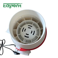 Ventilateur de gaine à flux mixte silencieux à haut débit d'air, ventilateur électrique pour salle de bain, ventilation d'air frais pour salle de bain, sous-sol, grenier, cuisine, 4, 6, 8 pouces