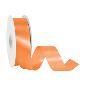 Cinta de Raso PP Color Naranja Elegante e Impermeable, Cinta de PP con Estampado Personalizado en Relieve para Envolver Flores - Product Image 1