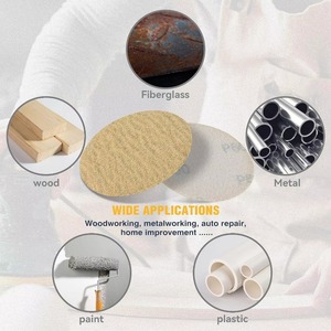 50 Discos de Lijado de 3 Pulgadas con Velcro, Grano 60, para Lijadora <span class=keywords><strong>Orbital</strong></span>, Discos de Papel de Lija de Óxido de Aluminio - Product Image 6