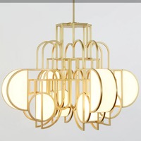 Lustre Nordique Moderne en Verre Fumé pour Salon, Cuisine, Îlot, Chambre à Coucher, avec Boules de Verre en Laiton