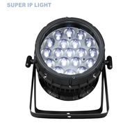 Projecteur LED Zoom Par 8 à 19 x 12 W RGBW 4-en-1, étanche IP65 ° ~50 °   Projecteur de scène DMX RDM en alliage d'aluminium à angle de faisceau étroit et silencieux
