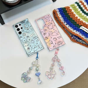 Lumei gatto e cane modello per <span class=keywords><strong>Samsung</strong></span> S23ultra custodia del telefono satinato per S25plus per S24ultra custodia morbida con braccialetto - Product Image 5