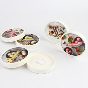 Environmental protection Disposable Custom <strong>Mini</strong> Packaging Yogurt Frozen Sundae Gelato Container Ice Cream <strong>Paper</strong> <strong>Cups</strong> with Lids - Product Image 3