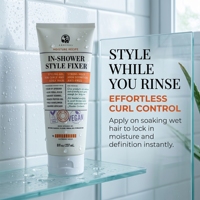 Gel Coiffant Fixateur Privé 250ml à l'Huile d'Argan Bio, Tenue Forte, Coiffage Durable, Hydratant, Application Sous la Douche pour Cheveux Bouclés
