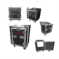 Valise de transport en aluminium portable, étanche, antichoc, durable et écologique avec fermeture éclair pour serveur de grande taille
