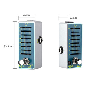 Pédale d'effets miniatures pour guitare électrique et basse ENO avec overdrive, distorsion, trémolo, chorus, wah - Product Image 6