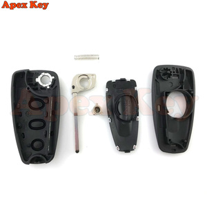 Coque de clé de voiture pliable pour Ford Ranger Focus Fiesta C-Max Galaxy Mondeo S-Max Transit MK3 T6, étui à clé avec lame non coupée - Product Image 6