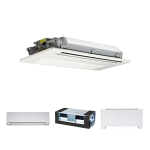 Midea chauffage refroidissement Ac <span class=keywords><strong>pas</strong></span> <span class=keywords><strong>cher</strong></span> système de cvc plafond climatiseur central climatisation unidirectionnel Cassette ventilateur bobine unité - Product Image 1