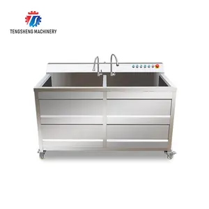 Fruit And Vegetable Washing Machine Automatic Stainless Steel Vegetable Fruit Washer 800KG/H Tomato Washing Machine Commercial Fruit And Vegetable Cleaning Machine