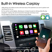 Radio mobil suara AI 8GB + 128GB, Radio mobil untuk Mitsubishi Outlander xl 2 2005-2011 Citroen c-crosser navigasi GPS Video Multimedia