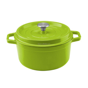 ด้ามจับด้านข้างเคลือบเหล็กหล่อเคลือบแบบไม่ติดกระทะสำหรับงานหนัก - Product Image 2