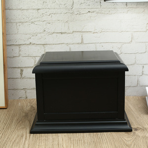 Urna Funeraria Moderna de Madera <span class=keywords><strong>Sellada</strong></span>, Estilo Mini Ataúd, Unisex, para Entierro y Reubicación, Artículos Funerarios - Product Image 1