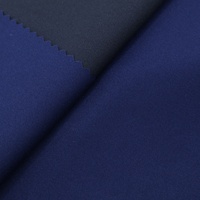 SWL-5E1446 de laine de mer recyclée sergé-62/38 PET/Poly 192GSM Stretch Q-Dry Work Wear Fabric