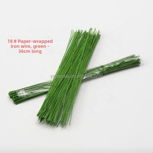 โรงงานจีนลดราคา 18 #   ลวดดอกไม้ ลวดเหล็กหุ้มกระดาษ 36 ซม. สีเขียว ขาว น้ำตาล ก้านดอกไม้ประดิษฐ์ ทำมือ สำหรับงานแต่งงาน - Product Image 3