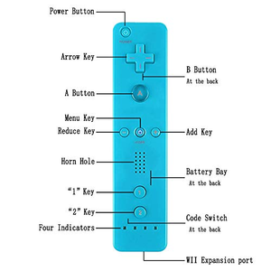Manette de jeu Wii gauche et droite 2-en-1 personnalisée OEM/ODM avec accélérateur intégré – Vente en gros usine - Product Image 2