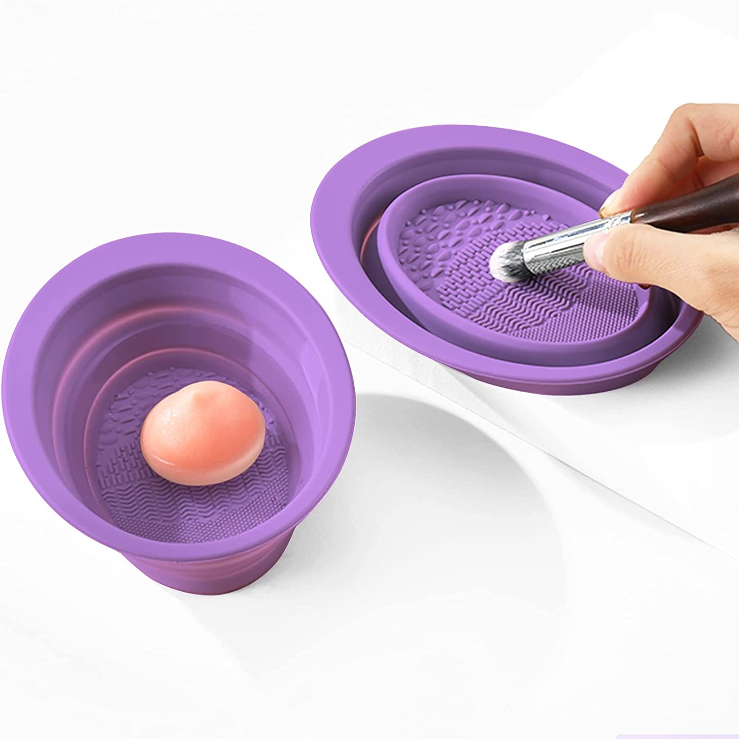 Good Quality BPA free Multicolored Reusable Flexible Collapsible Silicone Mixing Bowls