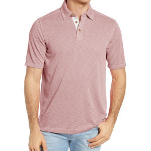 Ropa de calle Premium 100% algodón diseño de bloqueo de Color Camiseta de manga corta con cuello transpirable ropa Casual Polo para hombre - Product Image 6
