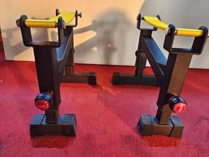 Barre de levage de musculation professionnelle Dinuo avec poignée et système d'atténuation du bruit - Lève-poids à levier en acier robuste pour la salle de sport - Product Image 5