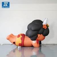 Personnage de dessin animé gonflable personnalisé pour la décoration de fête en plein air et de festival
