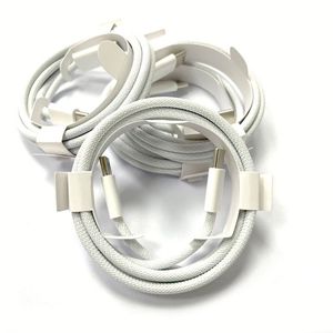 Nylon Braided 3A Fast <b>Charging</b> Data <b>Cable</b> Type C to Type C PD <b>USB</b> Compatible Android 1M Smart Male to Male <b>Cable</b> For Phone 15 16 - Product Image 2