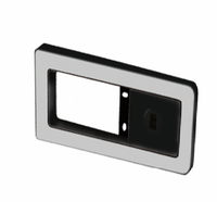 Sensor IR diskon besar TUV DC12V 4W lampu kabinet hitam Matt untuk furnitur kamar mandi