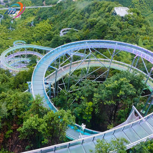 <span class=keywords><strong>Toboggan</strong></span> aquatique en verre long et large, personnalisé, pour zone de loisirs commerciale, parc d'attractions, extérieur - Product Image 5