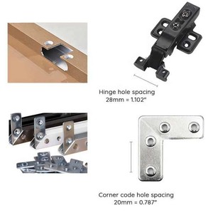 Cửa hợp kim nhôm đơn giản và cửa sổ bản lề Máy khoan máy tenon Hợp kim nhôm cửa ra vào và cửa sổ chế biến - Product Image 6