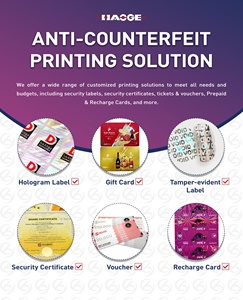 <span class=keywords><strong>Certificato</strong></span> di Sicurezza Personalizzato con Logo in Lamina d'Oro a Caldo, Stampa di <span class=keywords><strong>Certificato</strong></span> di Autenticità con Filo Metallico - Product Image 6