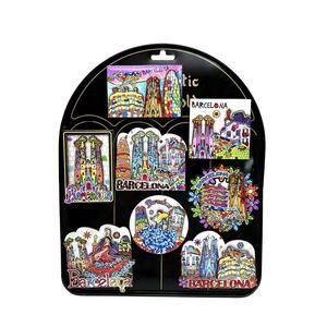 Imán de Nevera 2D de MDF Personalizado Souvenir Turístico Sagrada Familia de <span class=keywords><strong>Barcelona</strong></span> - Product Image 1