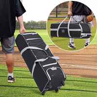Sac de voyage à roulettes personnalisé pour baseball/softball, sac de sport à roulettes pour équipement de receveur, sac de sport à roulettes pour entraînement sportif