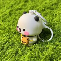 Vente en Gros Nouveau Porte-clés Bubu et Dudu Luxe Mignon Peluche Couple Panda Ours Bubu Dudu pour Sacs