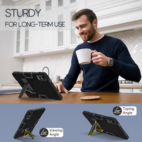 Housse de tablette robuste antichoc en silicone pour Redmi Pad SE 11 pouces 2023 étui coloré avec béquille