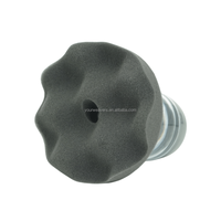 Bouteille applicatrice de liquide pour pneus, outil de cirage de pneus portatif à tête de mousse ondulée pour le detailing automobile