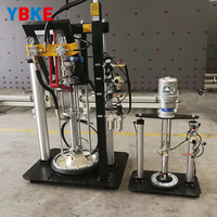 Machine d'extrusion de scellant en silicone à deux composants YBKE pour unités de double vitrage, machine de remplissage et de scellement de tubes