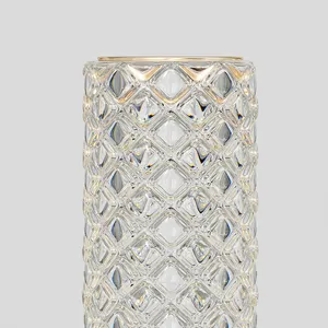 Nachtlampje Rose Diamant Tafellamp Rgb Luxe Kristallen Tafel Lampen Moderne Tafel Lampen Oplaadbare Led Light Cordless
