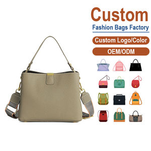 Top-layer Lychee Grain Crossbody Bag Elephant Gray Warm Premium Large Capacity Versatile Handheld Shoulder Bag OEM Customization - Product Image 1