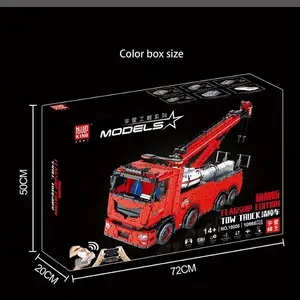 Block Toy For Kids New Toy APP Remote Control Tow Truck Vehicle Jumbo Building Blocks ABS Plastic Bricks Mould King 19008 Technic For Kids Adults