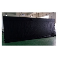 Serre de culture hydroponique pour culture en intérieur 600x300x200cm, tissu Mylar durable 600D 1680D, poteaux D19mm D25mm