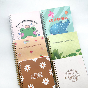 Tùy chỉnh chất lượng cao Kawaii thiết kế sổ lưu niệm tái sử dụng Sticker phát hành cuốn sách giấy - Product Image 1