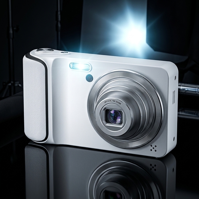 Xenon Flash Optical Zoom Digital Camera 64MP 5K 10X Optical Zoom 3.2" IPS Low Light Photography Pro
