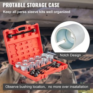 27 PCS Universal Press and Pull Sleeve Kit Bush <strong>Bearing</strong> <strong>Removal</strong> Insertion <strong>Tool</strong> Set Bushing Remove and Install <strong>Tools</strong> - Product Image 5