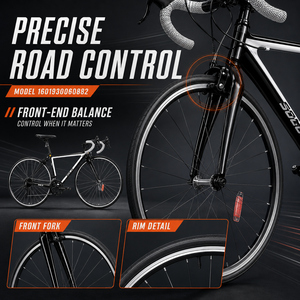 Bicicleta de Carretera de Fibra de Carbono Jinyu Huitong, Venta al Por Mayor del Fabricante, para Adultos, con Velocidades Variables, Manubrio Curvo, para Ciudad y Carreras - Product Image 2