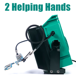 YIHUA 948DQ-I 200W Soldering Fume Extractor Filter Smoke Station with 2 Helping Hands W252 - Product Image 2