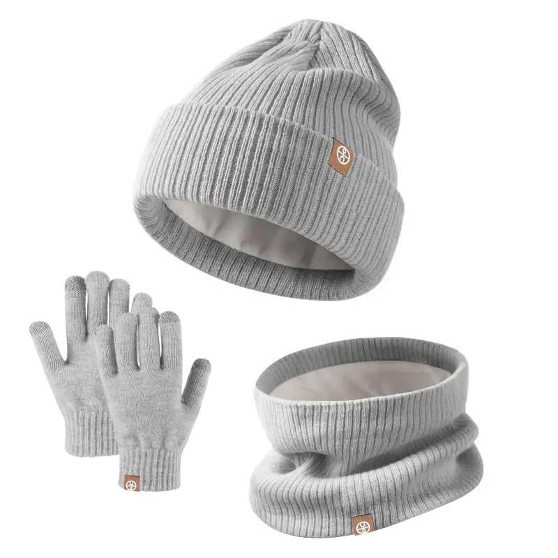 Winter Muts Sneeuw Handschoenen En Sjaal Voor Jongens En Peuters 3 Pc Set Warme Muts Met Accessoires