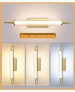 Modern Indoor Bedside Wall-Mounted LED <b>Mirror</b> Picture Wall Light with High CRI 95 White Shade for Bathroom Vanity and Hotel Use - Product Image 3