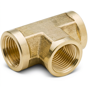 Raccord en T en laiton à filetage femelle égal NPT BSP pour plomberie - Product Image 1