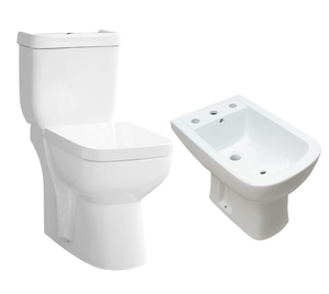 Modernes Einteiliges Bidet-Set für Hotels, Einfache Installation, Bodenmontiertes <span class=keywords><strong>Ferrum</strong></span>-System, <span class=keywords><strong>3</strong></span>-Loch Keramik-Bidet - Product Image 5