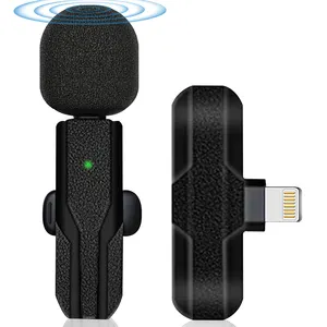Hot Selling Broadcast Microfoon Interlokale Radio Plug En Play Revers Opname Microfoon Draadloze Lavaliere Microfoon